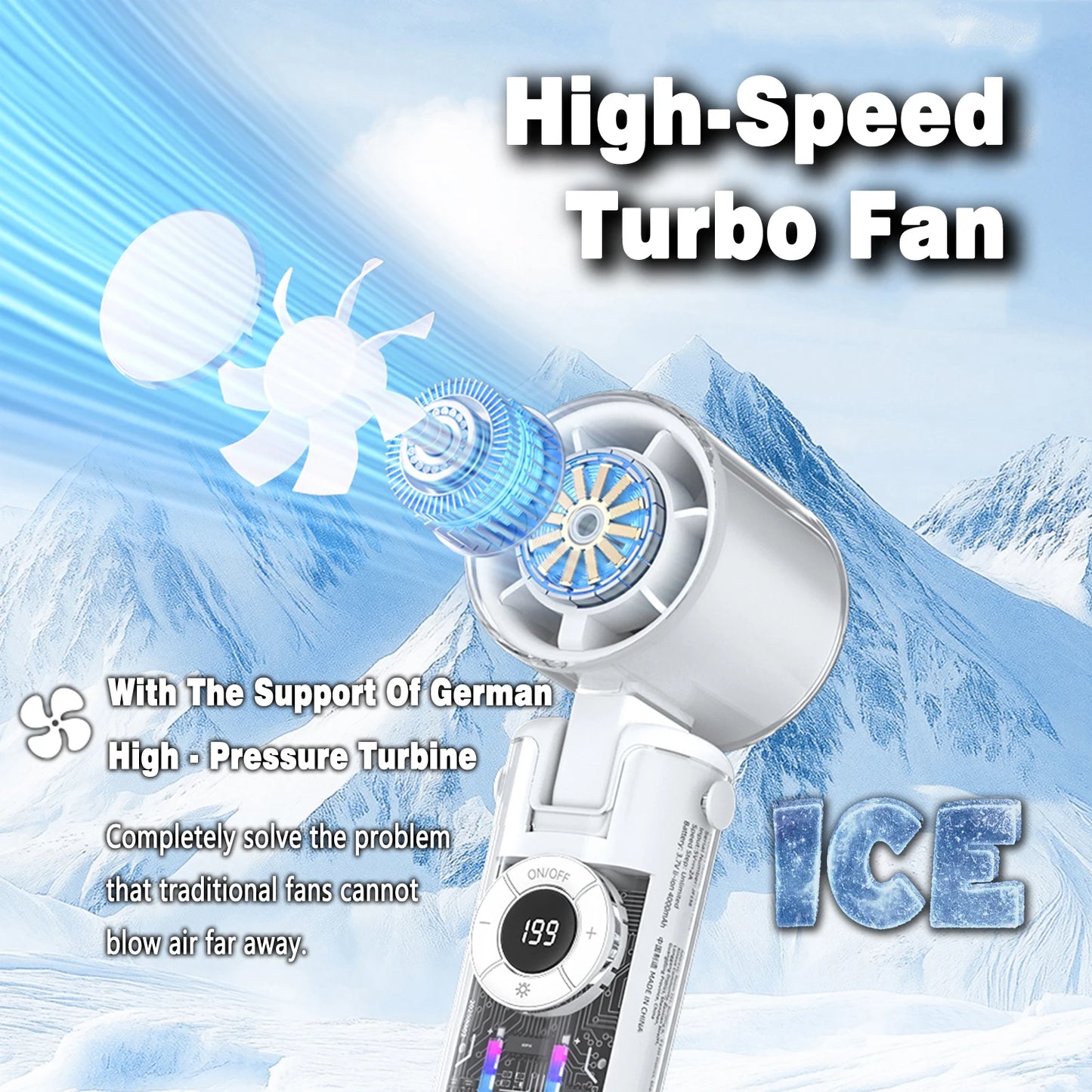Cold Breeze Handheld Fan